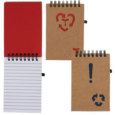 Die Cut Cardboard Notebook