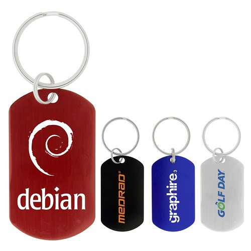 Dog Tag Key Chain