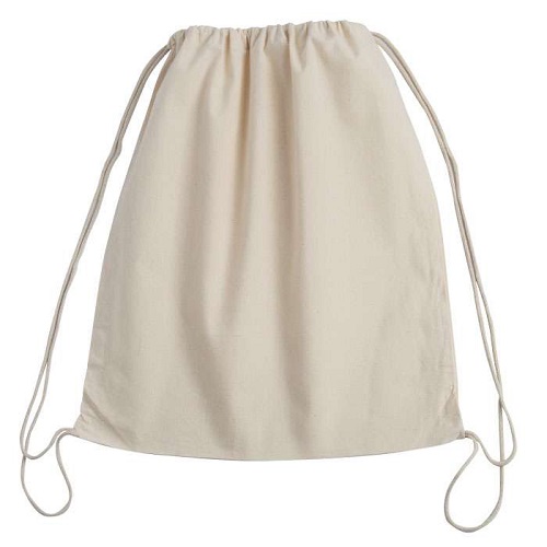 Drawstring Calico Bag 