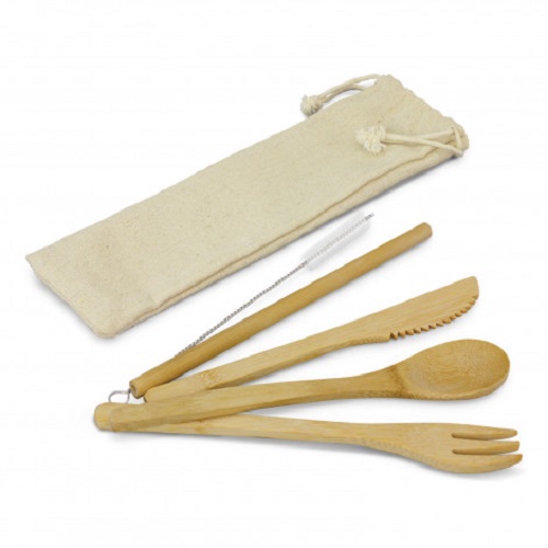 Eco-Friendly Bamboo Cutlery Set 