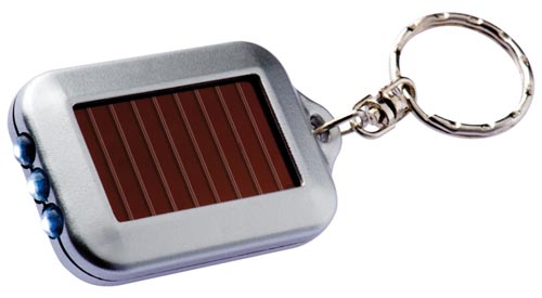 ECO Solar Powered LED Key Ring