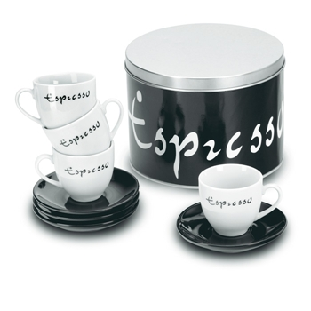 Expresso Cups In Round Box