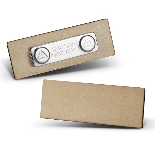 Farren Magnetic Wooden Badge