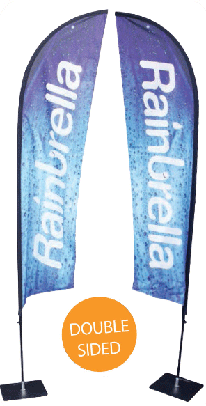 Feather Banner withl Ground Insert Base