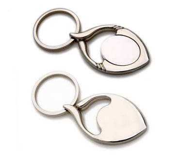 Fish Silver Metal Keyrings 