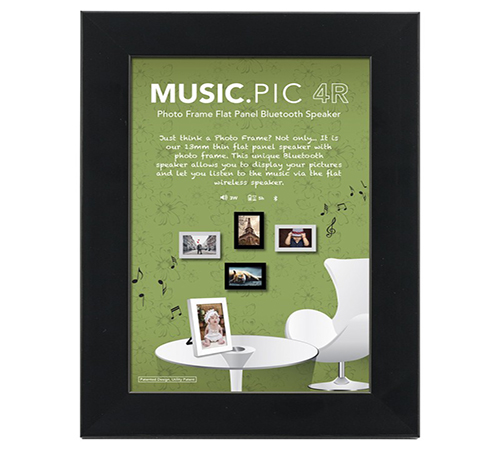 Flat Panel Framed Bluetooth Speaker 