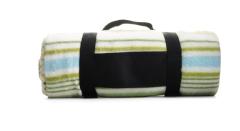 Fleece Blanket with Nylon Carry Strap 