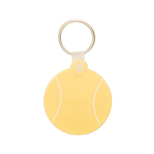 Flexible Tennis Ball Keyring