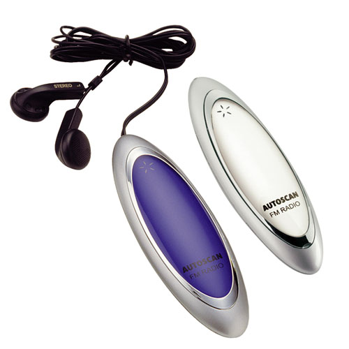 FM Scan Radio - Blue