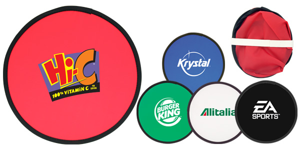 Fold-Up Flying Disc Frisbee