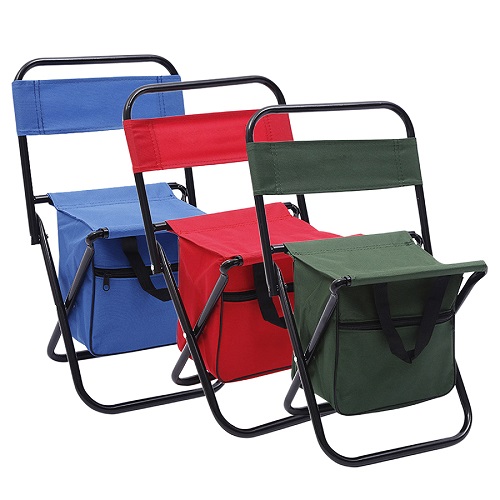 Foldable Camping Chair with Insulated Bag