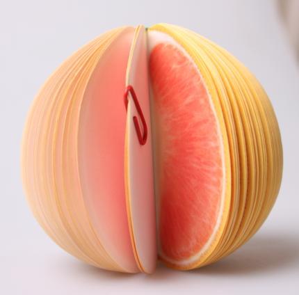 Fruit Shape Notepad-Orange