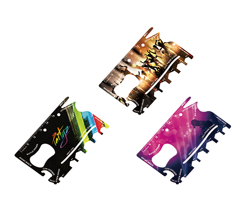 Full Colour Print Card-sized Multi-tool 