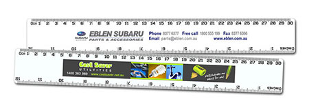 Full Colour Printed Moulded Plastic Ruler
