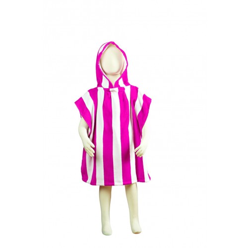 Fun Stripe Kids Poncho Towel