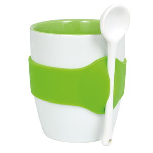 Geko Coffee Mug with Spoon 