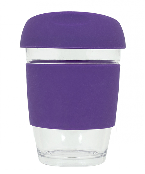 Glass Coffee Cup with Lid