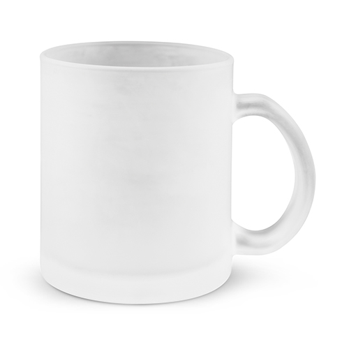 Glass Coffee Mug Frosted Finish