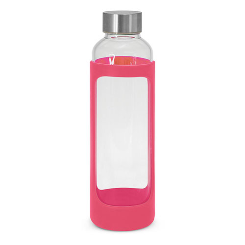 Glass Water Bottle -Silicon Sleeve 