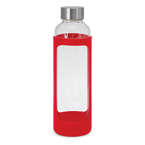 Glass Water Bottle -Silicon Sleeve 