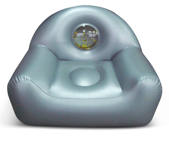 Grey Inflatable Sofa Chair