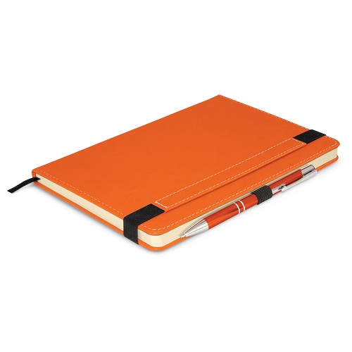 Hardcover Notebook with Pen