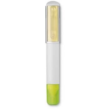 Highlighter pen with memo pad