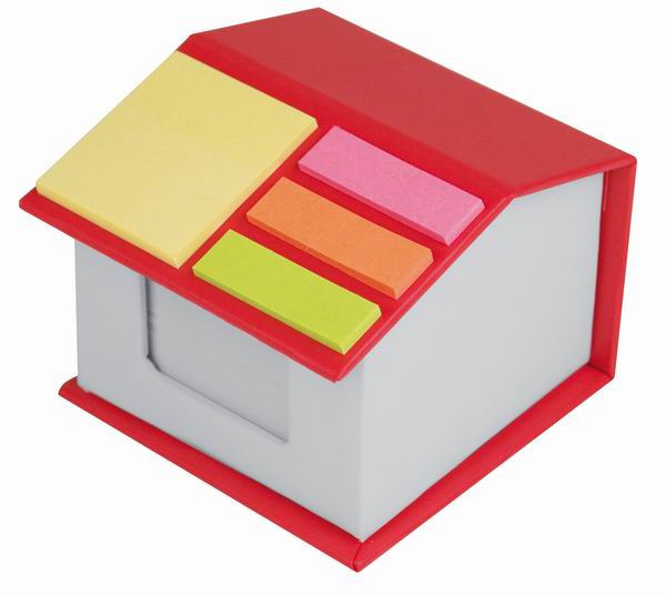 House shaped note pad
