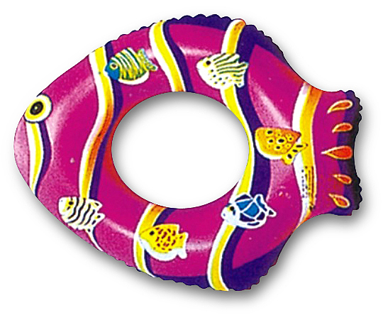 Inflatable Full Colour Fish Swim Ring