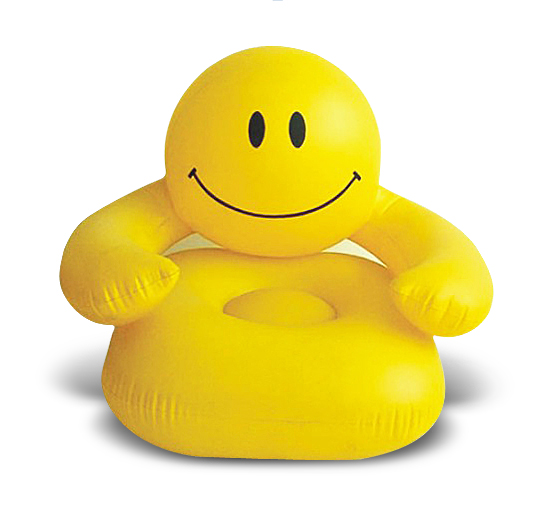 Inflatable Smiley Sofa Chair