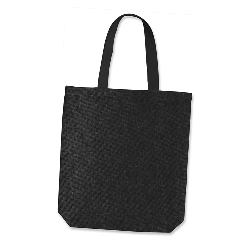 Jute Tote Bag with Webbing Handles 