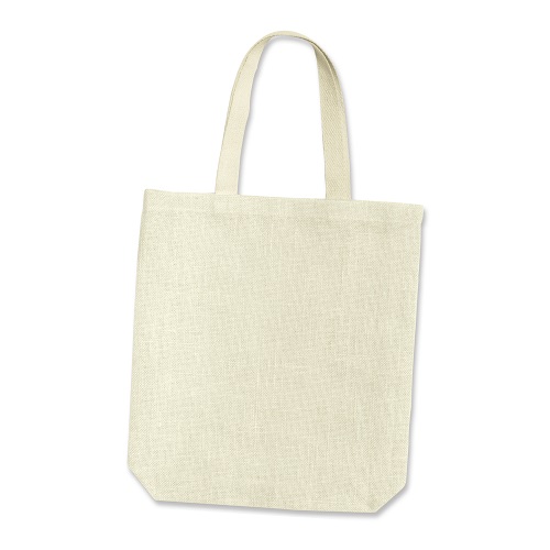 Jute Tote Bag with Webbing Handles 