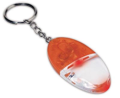 Key Ring Magnifier With Red Light