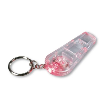 Keyring with Whistle and LED 