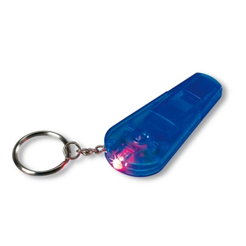 Keyring with Whistle and LED