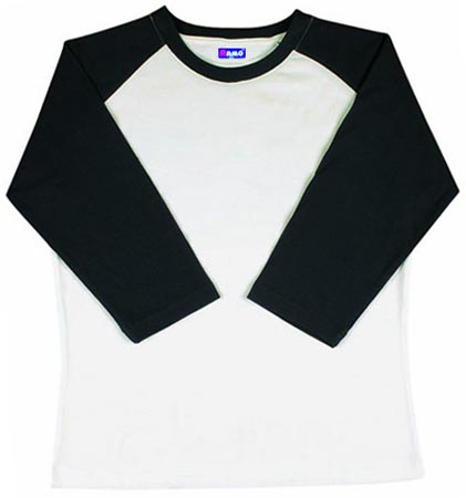 Ladies 3/4 Sleeve Raglan Tee 