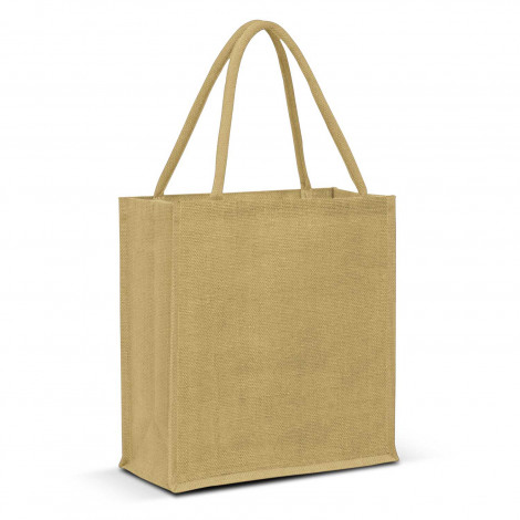 Large Laminated Jute Tote Bag 