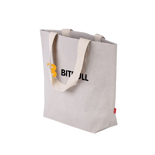 Large Washable Kraft Paper Bag with Cotton Handle (430 x 345 x 125mm) 