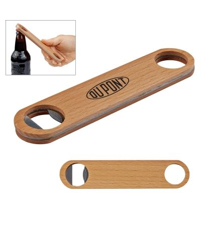 Large Wood Bottle Opener 