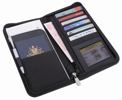 Leather Addie Travel Wallet 