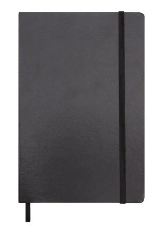 Leather City Notebook with Elastic