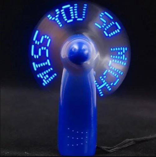 LED Message Fan 