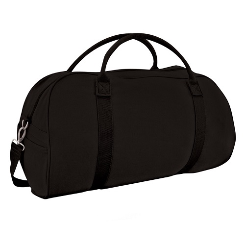 Leisure Canvas Black Duffle Bag