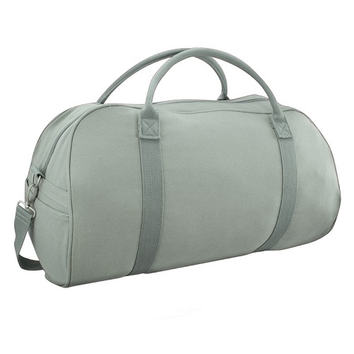 Leisure Canvas Grey Duffle Bag