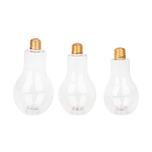 Light Bulb Shaped Plastic Bottle 