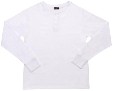 Long Sleeve Henley T-shirts 
