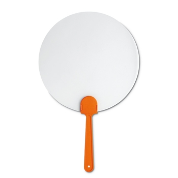 Manual Hand Fan with Transparent Surface