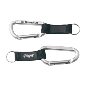 Matt Silver Aluminium Carabiner