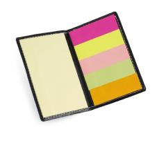 Memo & Sticky Notes In PU Holder 