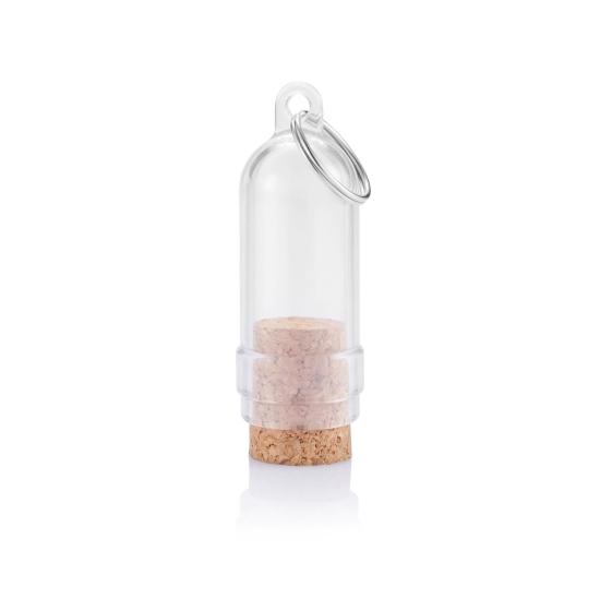 Message in a bottle keyring 